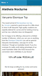 Mobile Screenshot of aletheia-nocturne.net